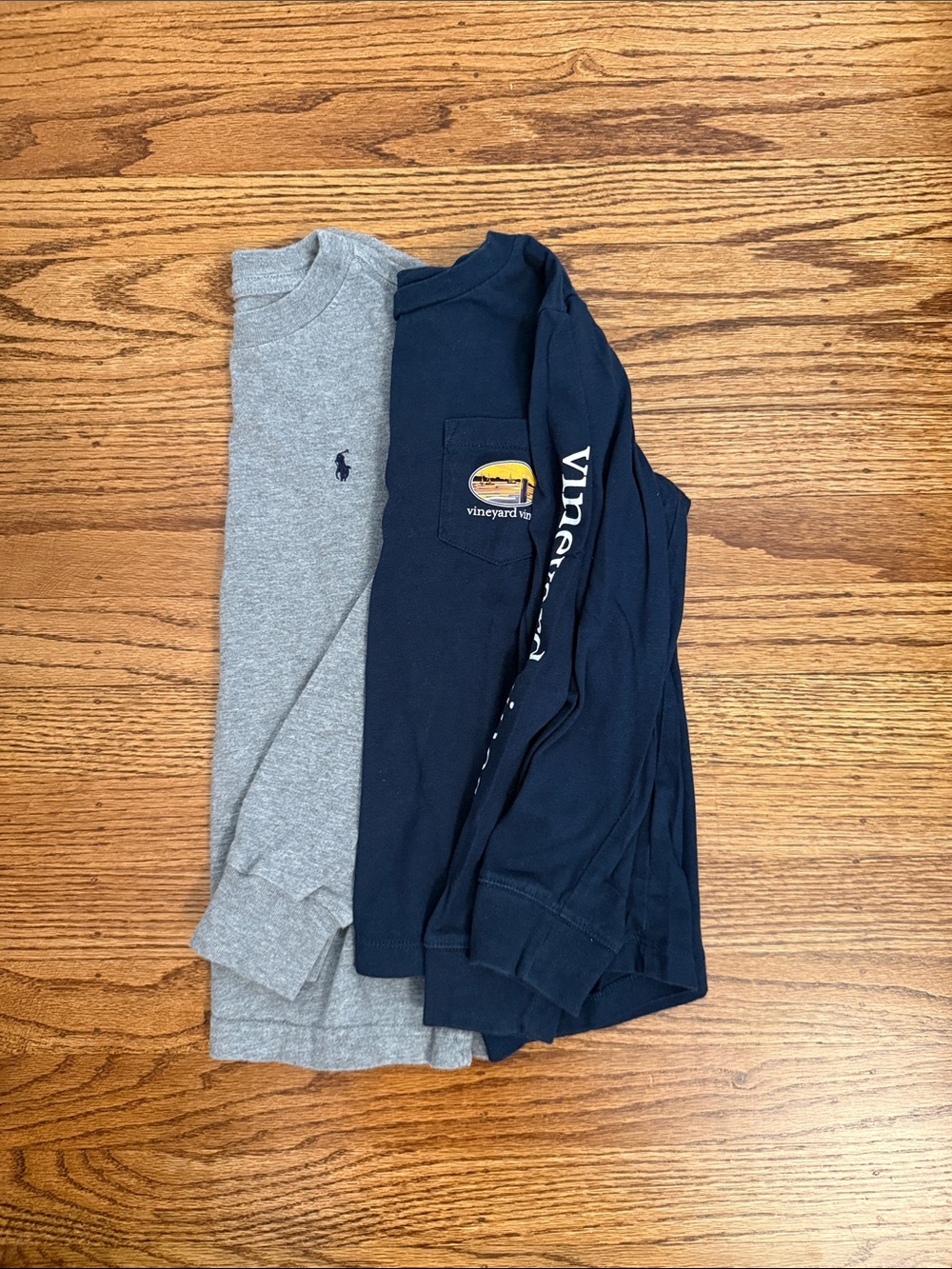 Set ofVineyard Vines & Polo Ralph Lauren Kids Long Sleeve Shirts (6)